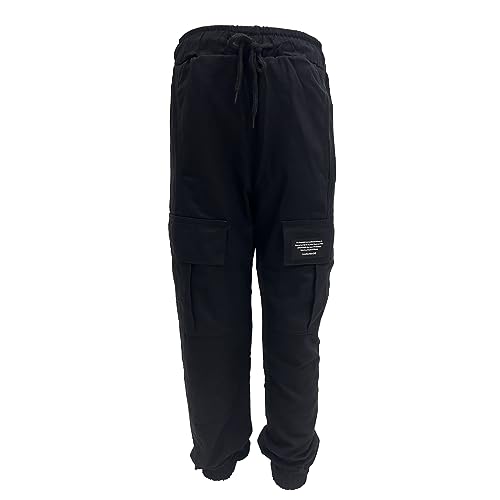 Image of ZUYPSK Kids Girls Joggers Sweatpants Kids Cargo Loose Street Dance Running Pants with Pockets