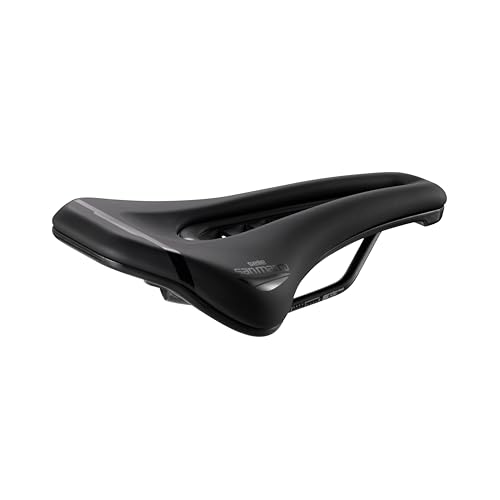 Selle San Marco GROUND Shield Sport – Sella MTB/Off-Road con Protezione Fango, Foro Centrale Open Fit, Telaio in Carbon Steel – Taglia S3, Nero