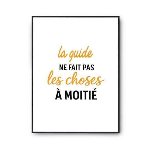 Poster citation humour Otshirt pour rompre la monotonie des murs blancs de salon