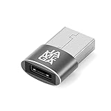 JAMEGA – USB C Buchse auf USB Stecker Adapter – USB Typ C auf USB A Adapter Typ A Ladekabel Adapter kompatibel mit Smartphones, Samsung Galaxy S20/S20+/S20 FE/S21/Note 20/A50, Laptop UVM.