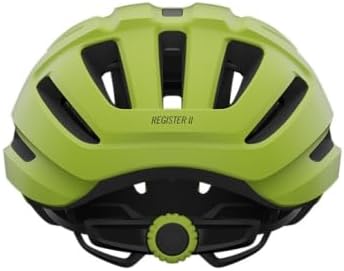 Giro Register II Lightweight In-Mold Helmet with Removable Visor, Custom Fit, MIPS Evolve Core Technology for Protection, Colour: Lime, Size: UA