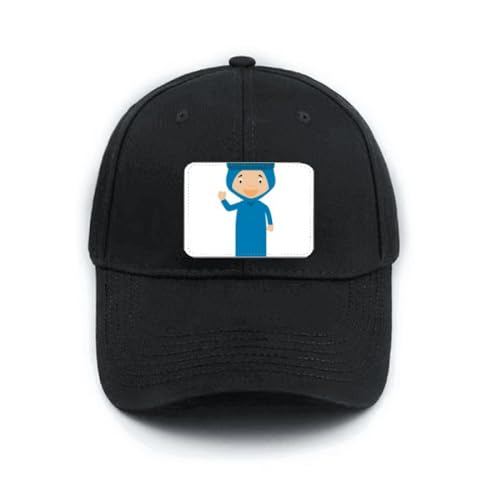 Casquette noire réglable Algérie pour se protéger du soleil avec confort maximal