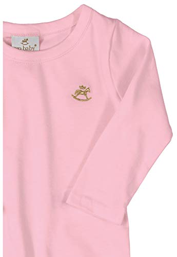 Blusa Manga Longa em Cotton, Up Baby, Meninas, Rosa, M