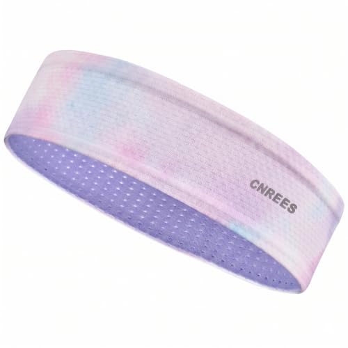 Cnrees Kids Sports Headbands for Girls Boys Quick Dry Sweat Wicking Elastic Sweatbands Lightweight Athletic Headbands for Basketball Running Soccer Cycling Basketball Tennis