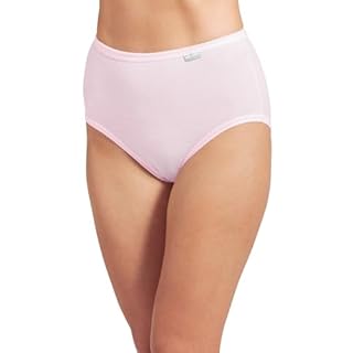 Jockey Women's Underwear Plus Size Elance Brief - 3 Pack, Ivory/Light/Pink Shadow, 8