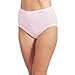 Jockey Women's Underwear Plus Size Elance Brief - 3 Pack, Ivory/Light/Pink Shadow, 9