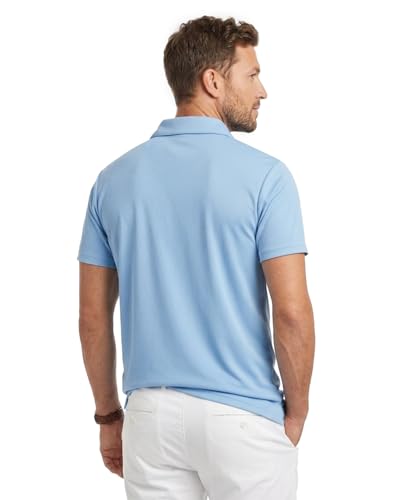 Liloak Polo T Shirts for Men Pack Basic Tee Shirts Mens with Polo Neck for Summer Business Casual Golf — view 4