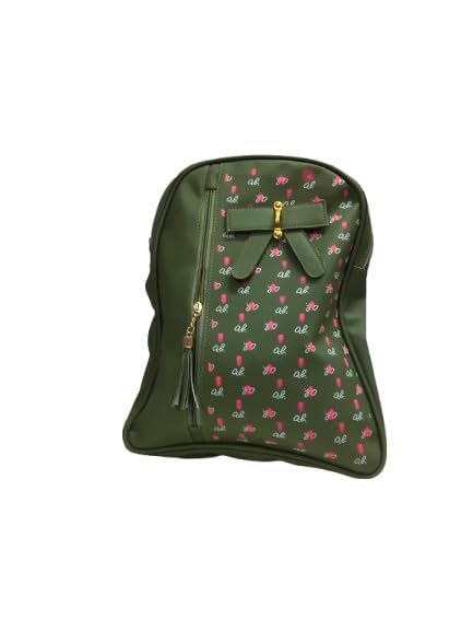 Stylish Backpack for Girls and Women | Trendy PU Leather College Bag with Heart Print | Aesthetic 3 Compartment School Bag for Teens | Water Resistant Pithu Bag (OLIVE GREEN) Stylish Backpack for Girls and Women | Trendy PU Leather College Bag with Heart Print | Aesthetic 3 Compartment School Bag for Teens | Water Resistant Pithu Bag (OLIVE GREEN)