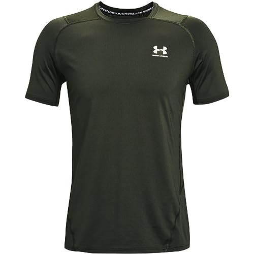 Image of Under Armour Men's UA HG Armour Comp SS Short Sleeve Functional Shirt Quick Dry T-Shirt with Compression Fit