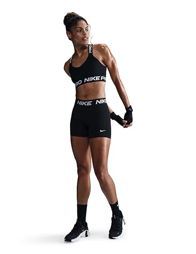 Nike Women's 5-Inch Victory Short, Black/Black/White, Medium