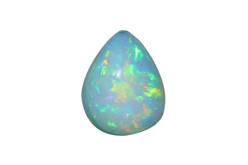 Opale de feu éthiopienne pierre précieuse cabochon poire 2.29 Cts