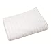 Produktbild iDesign Duschtuch, großes Handtuch zum Duschen mit Streifenstruktur aus Baumwolle, weiches Badehandtuch für Dusche, Badewanne und Sauna, weiß