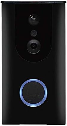 Zology WiFi Video Doorbell, Battery Powered HD Wireless Smart Ring Door Bell Camera with Two-way Audio Intercom, Night Vision,Microphone for iPhone and Android (Black)