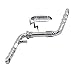 Twisted One Piece Crank 4" Chrome. for bicycles, bikes, for lowrider bikes, bmx, trikes