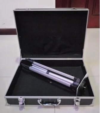 MOMOMAGE Carrying Case with Triangle Table Base (46 × 35 × 12.8 cm/18.1 × 13.77 × 5 in) Magic Tricks Stage Magic Gimmick Props Accessories for Professional Magicians