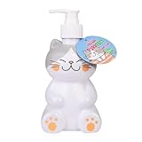 Seifenspender Süsse Katze - Flüssigseife im Pumpspender, Duft Erdbeere, Seife für Katzenfreunde...