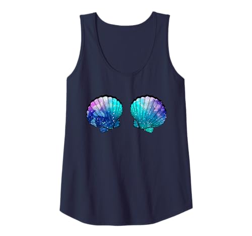 Meerjungfrau Muschel-BH - Bikini Muschel Meerjungfrau Tank Top