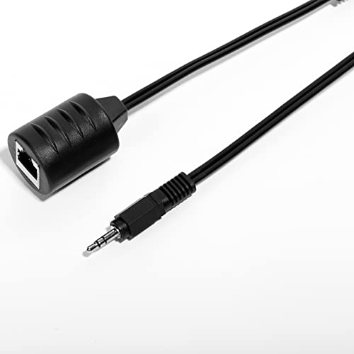 Lineso 2Pack 3.5Mm Stereo To Rj45 Female Extender Over Cat5&Cat6 Cable (2X 3.5Mm To Rj45 Female) #TOP2
