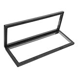 Vitrina para monedas: los elementos de exhibición entre dos membranas de plástico transparente y flexible para lograr un efecto flotante en 3d para exhibir medallas, monedas, sellos, joyas, fichas de póquer y otros objetos de , vitrina para colección de monedas