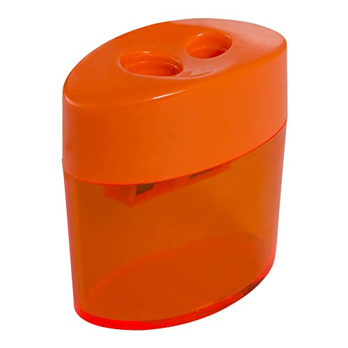 Apontador Duplo Oval/deposito Cx/12 Und - Leoeleo