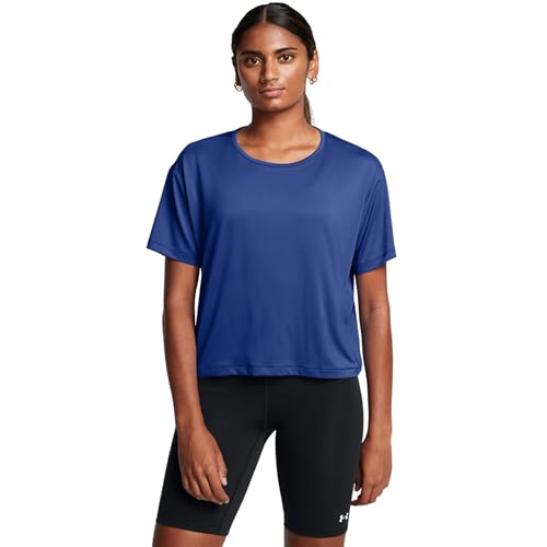 Under Armour Women's Motion Short Sleeve T Shirt, 433 Blue, XXL - image 1