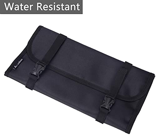 Wodison Foldable Clear Hanging Travel Toiletry Bag Cosmetic Organizer Storage Black #TOP6