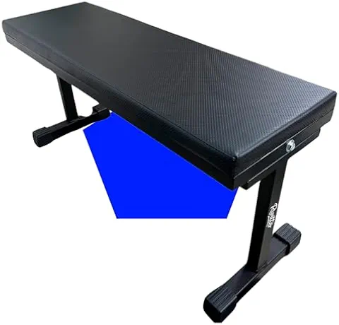 Banco Supino Academia/Musculação: 90x30x42cm, Resistente. Preto!