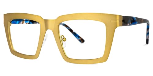 Image of VOOGLAM Rectangle Blue Light Blocking Glasses for Women Men Anti Eyestrain Dry Eyes Eyewear Arnal