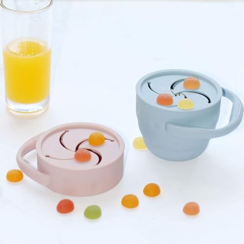 Image of Moonkie Silicone Baby Sippy Cups | 3 Stages Training Cup Straw Cup for Infants Toddlers and Kid | 4 oz (Folding Pink)