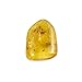 Amazing Genuine Amber Stone with Fossilized Insects and Inclusions with Beverly Oaks Certificate of Authenticity in a Black Velvet Bag (S6B5)