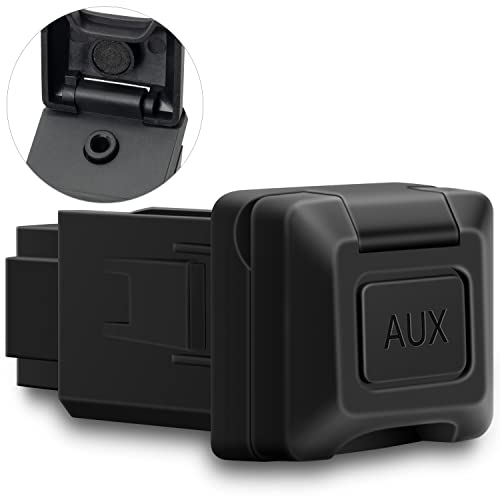 Elonn Aux Port Replacement 39112-Sna-A01, Auxiliary Input Adapter Audio Input Jack Socket Compatible For Honda Civic 06-11, Crv 09-11, Acura Tl 07-08，Mdx 08-09，Oem 39112Snaa01 Original Version #TOP5