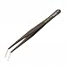 Wiha 44530 Stainless Steel Angled Professional ESD Precision Tech Tweezer, 35 Degree SMD Component Holding For 2mm Diameter
