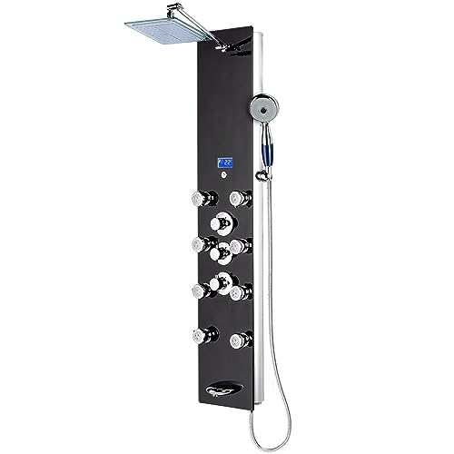 Blue Ocean 52” Aluminum SPA331B Tempered Glass Thermostatic
