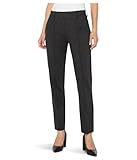 Liverpool Los Angeles Women's Gemma Mid-Rise Cigarette Trouser 28" Inseam Heathered Charcoal 4