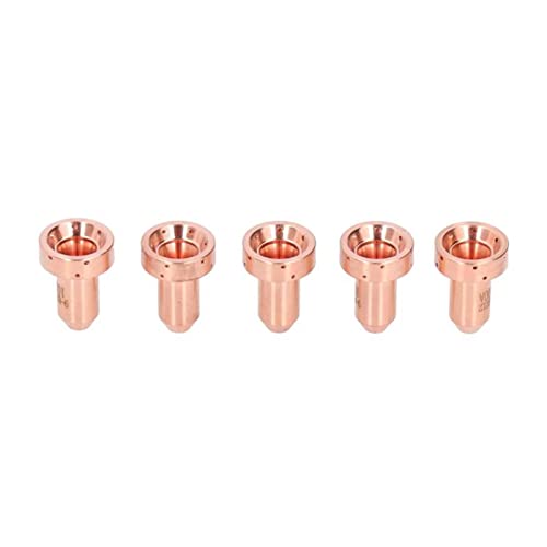 MCNVNEFSAW 5 Pcs Plasma Cutting Nozzle Copper Torch Welding Accessories 9-8212 Welding Nozzle