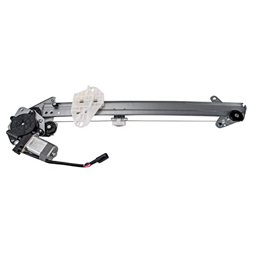 Image of TRQ Front Passenger Side Power Window Motor and Regulator Assembly One Touch Anti Pinch Compatible with 2017-2021 Honda CR-V