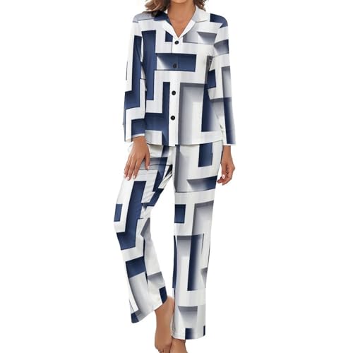 Pyjama grande taille femme ensemble de détente d'été fluide chic