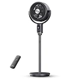 PELONIS Ventilateur Tour avec Télécommande, Silencieux 20dB, 9 Vitesses & Minuterie 9H, Hauteur Réglable, Oscillation 135° et 100°, Économe pour Chambre