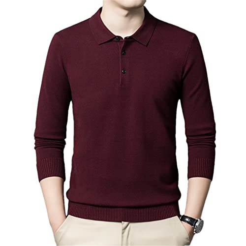 Polo japonais en laine pour homme | L'élégance minimaliste à manches longues