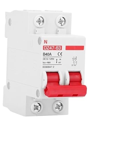Disyuntor DC MCB 25A para la instalación solar de tu caravana o kit de batería a 12V y 24V