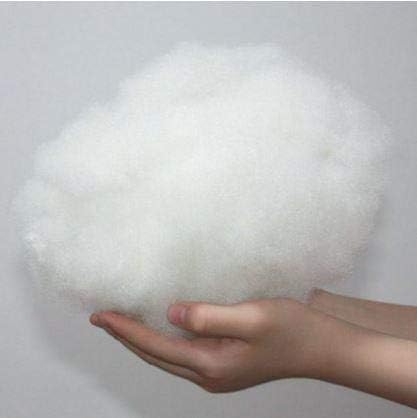 mFabrics 100% Polyester Soft and Pure Hollow Fibre For Cushions, Pillows, Toys, Pet Bed Stuffing Filling  Washable White Stuff (250)