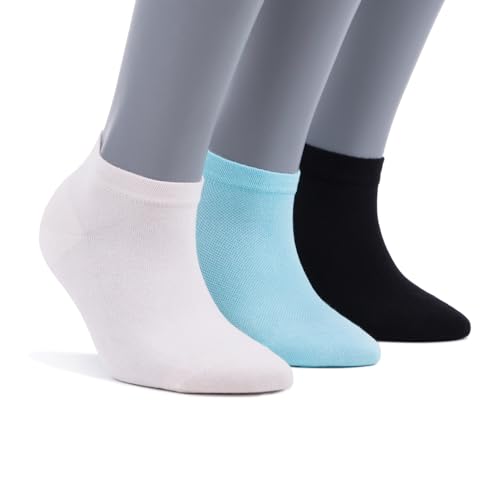 Image of BAMBOOVEN Ankle Socks for Women Thin Bamboo Rayon Low Cut Socks 3 /6 /8 /12 P