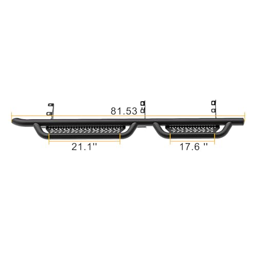 Estribos laterales de acero para Ford Bronco 2021-2025 miniatura 3
