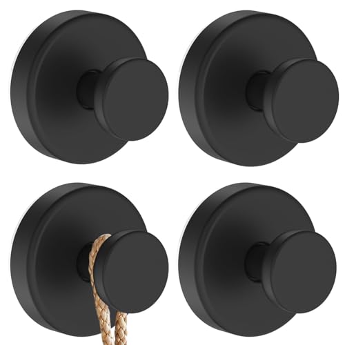 Reviews de Toalleros de gancho los mejores 10. 45 4 PCS Suction cup hooks sin taladro,Porta toallas para baño en Capacidad de carga de 10 kg,Acero Inoxidable Ganchos para pueden montar en paredes de baños y otras superficies...