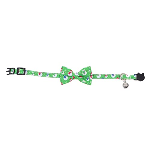 Collar neto PET en verde que evita rozaduras en la salida diaria de gatos y mascotas