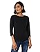 Produktbild Cecil Damen Basic Boatneck T Shirt, Schwarz, L EU