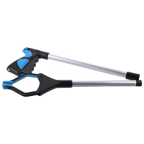 Image of Grabber Reacher Tool,32 inch Grabbers for Elderly,Foldable Trash Picker Grabber,Waste Clips,Sanitary Clips,Pick-Ups,Lightweight,Extra-Long Hand-Held Trash Claw Grabber