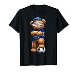 Cabo Verdean Flag Teddy Player Sports Outfit for Cabo Verde T-Shirt