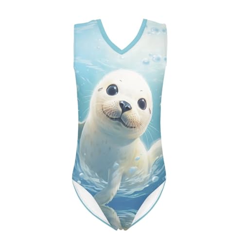 Image of Xhuibop One Piece Swimsuits for Girls Beachwear Bathing Suits 3-14