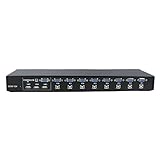 One USB console controls eight HDMI-interface computers.